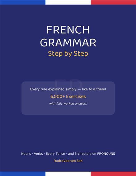 French Grammar, Step by Step — book cover