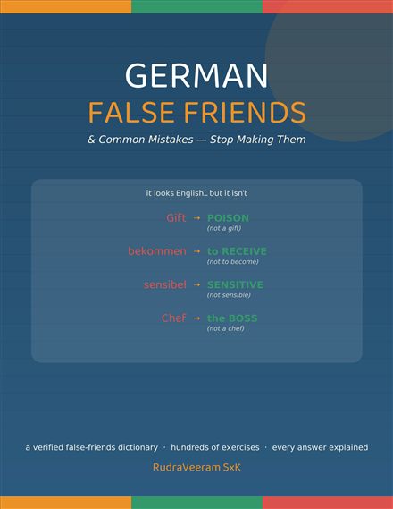 German False Friends & Common Mistakes — book cover